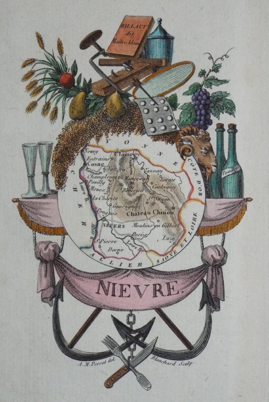 Map of Nievre